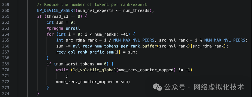 全局Rank前缀和与计数器更新代码