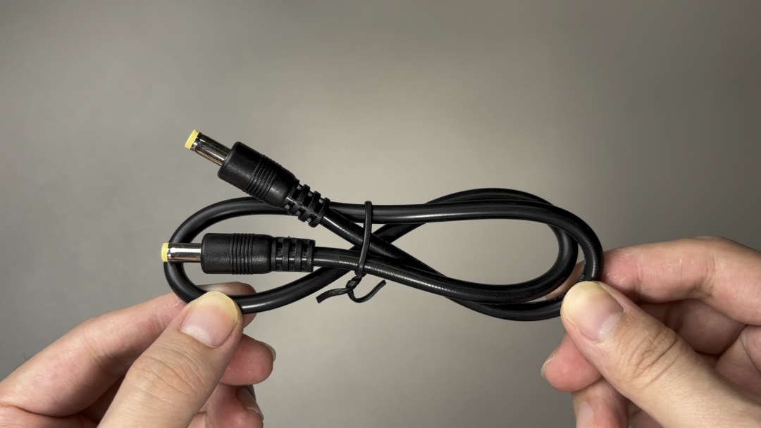 DC5521转DC5525双公头电源线