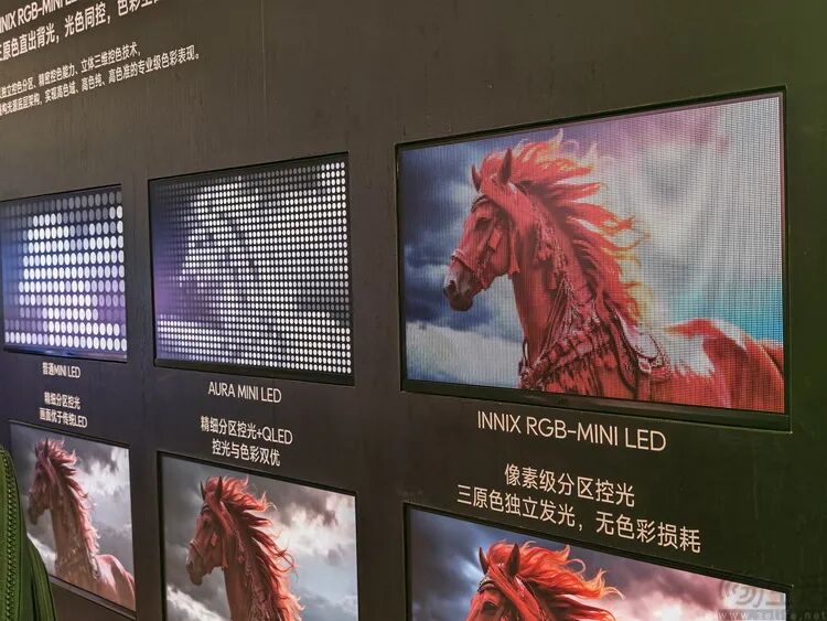 Mini LED显示技术对比墙