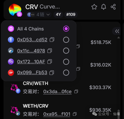 跨链流动性聚合界面