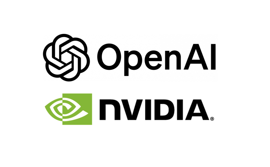 OpenAI与英伟达公司标志