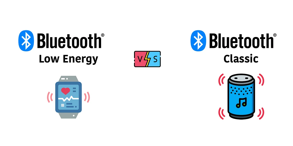 蓝牙低功耗 Bluetooth LE 与经典蓝牙 Bluetooth Classic 对比