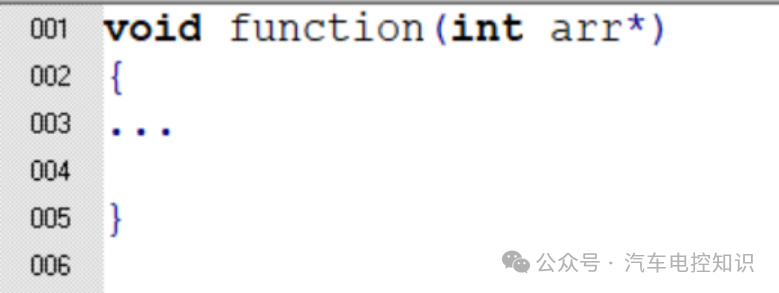 编译器将数组形参转化为指针