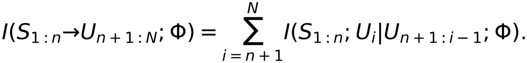 定向信息的序列展开形式