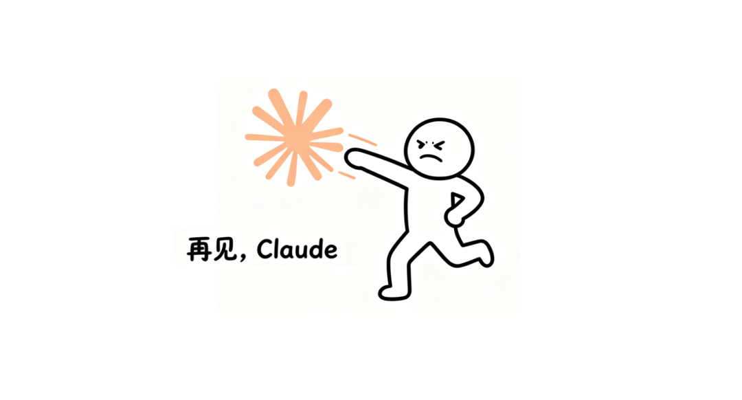 再见Claude简笔画表情包