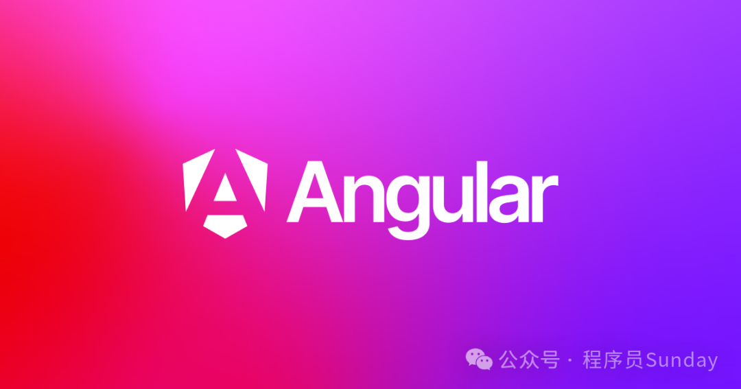 Angular框架渐变背景标志