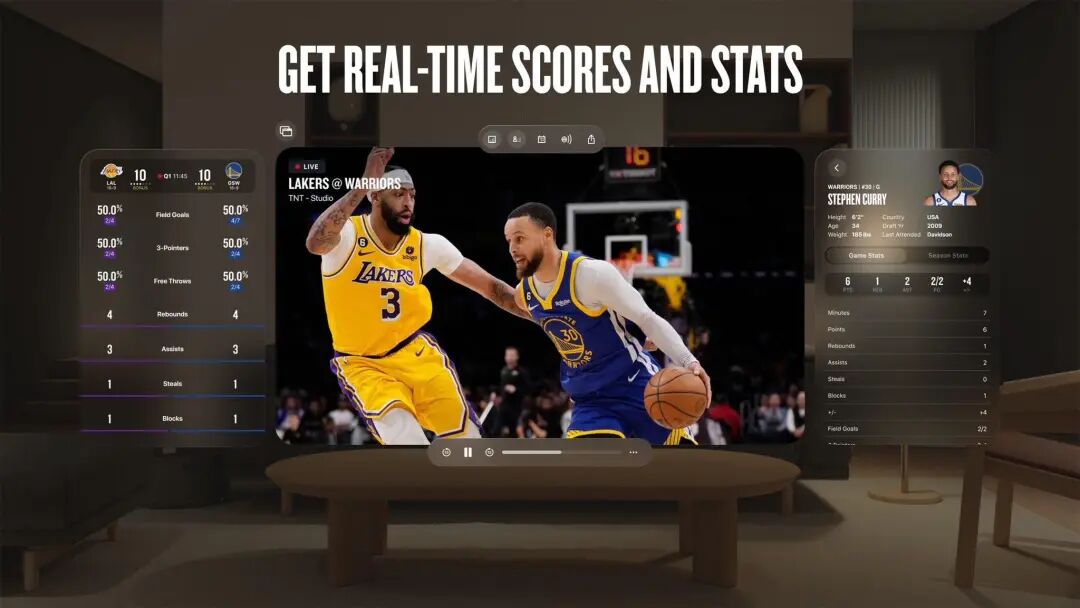 篮球比赛数据界面