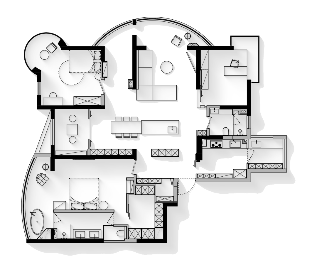 住宅平面布局图
