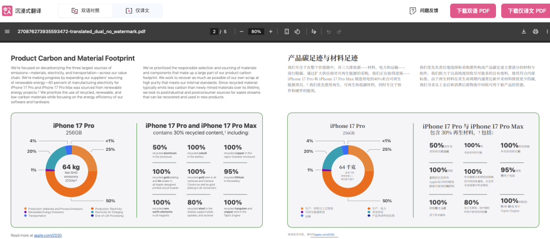 BabelDoc翻译图文混排报告效果对比1