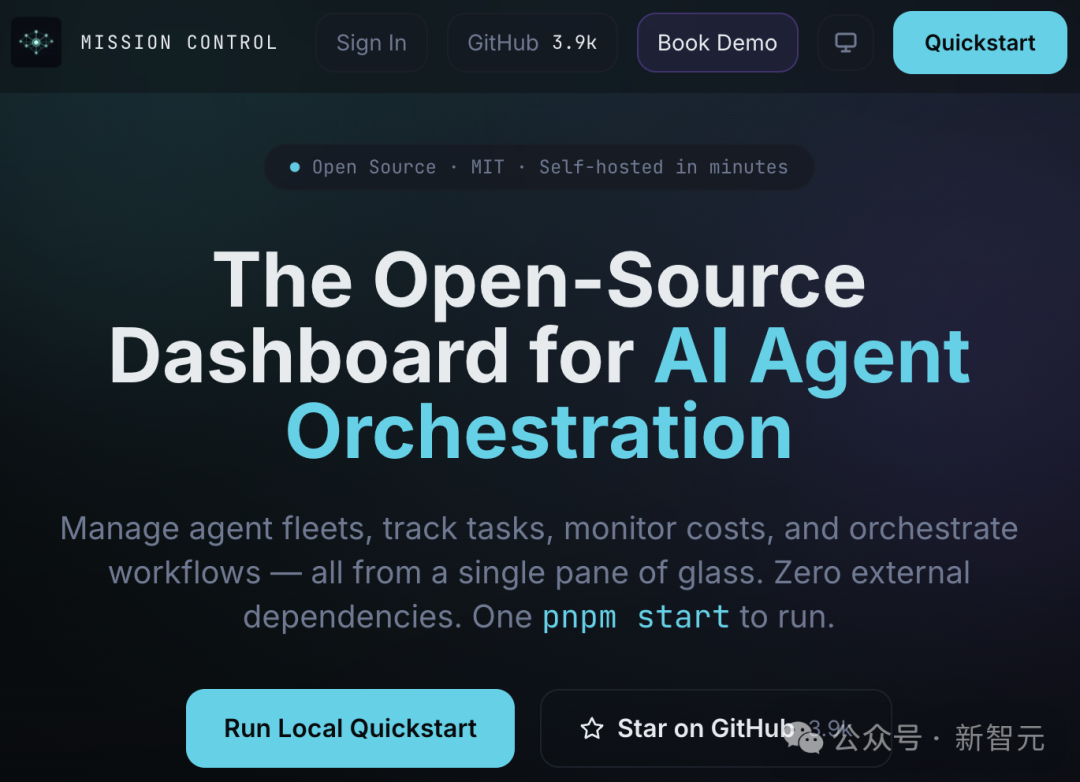 Mission Control 多智能体管理面板