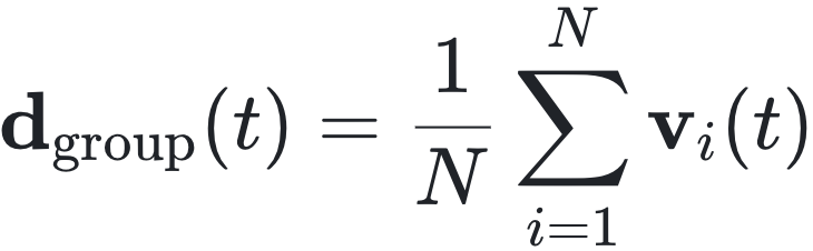 群体方向向量公式