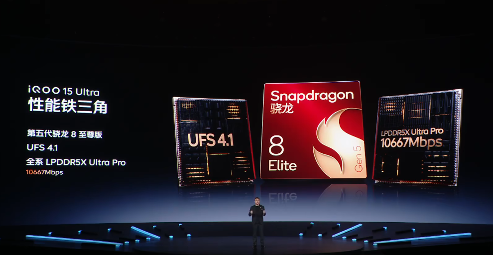 iQOO 15 Ultra 性能铁三角配置展示