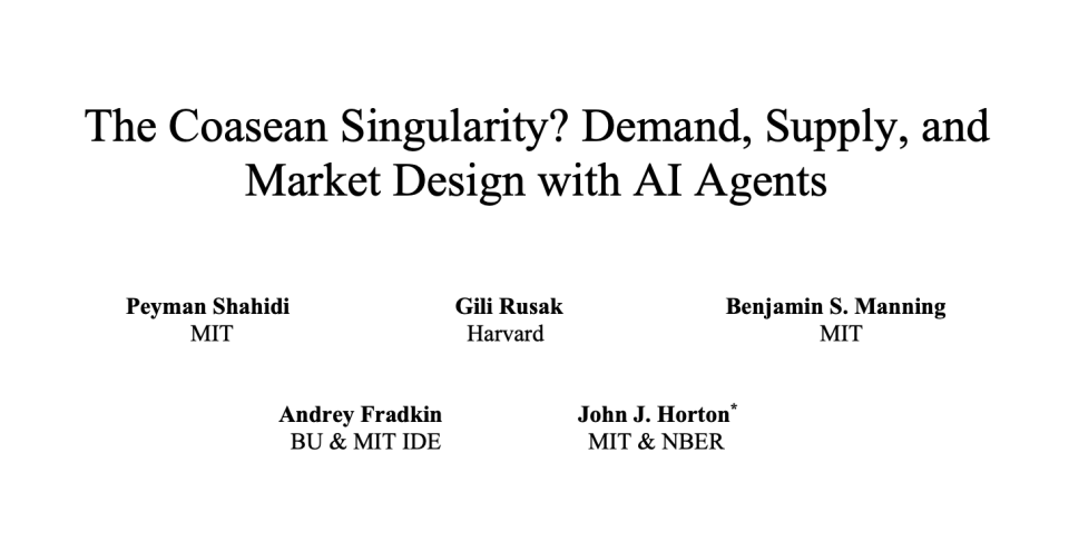 论文封面：The Coasean Singularity?