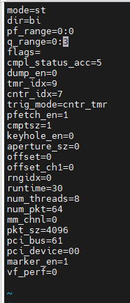 测试用例2配置文件内容