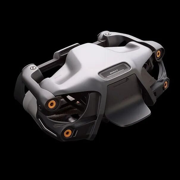 流线型无人机机身特写