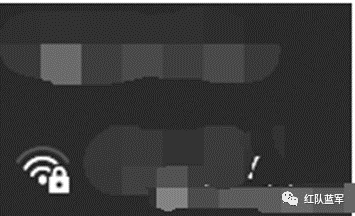 模糊的WiFi连接示意图