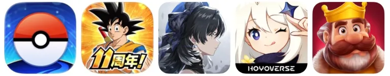 宝可梦等多款游戏图标展示
