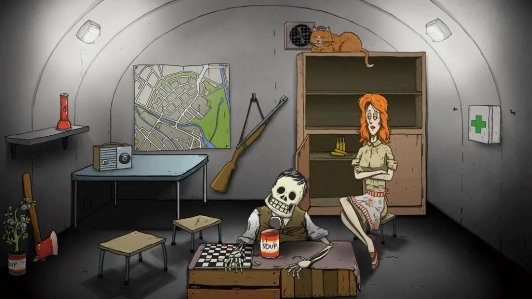 60 Seconds!避难所内的生存决策场景