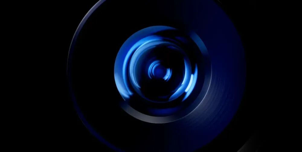 具有科技感的镜头光晕特写