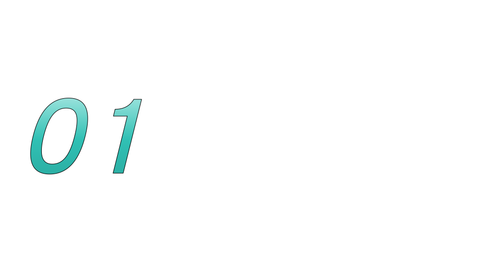 数字序号：01