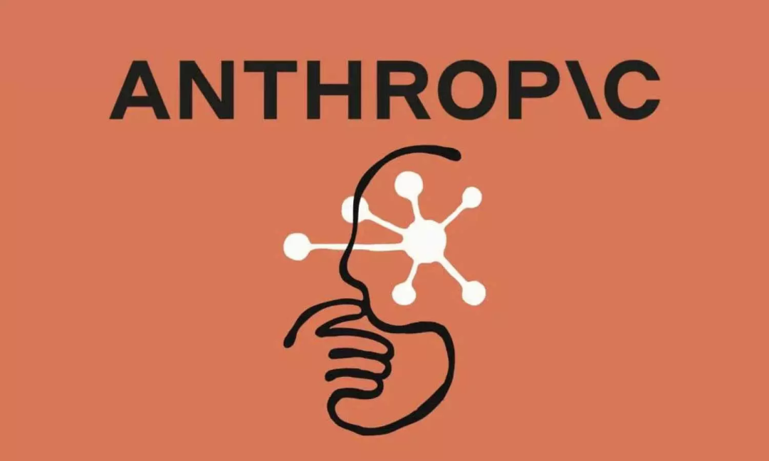 Anthropic 品牌标识与神经网络节点示意图