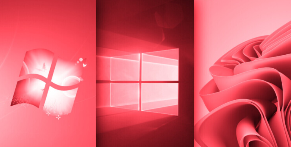 Windows系统版本演进对比图:从XP到Windows 11的徽标变化