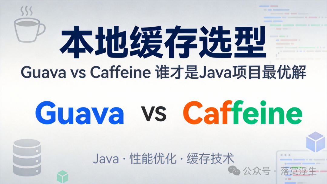 Java本地缓存Guava与Caffeine对比示意图
