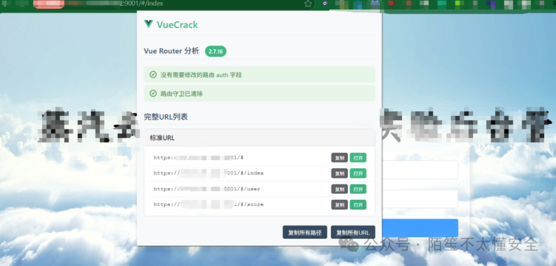VueCrack插件分析结果