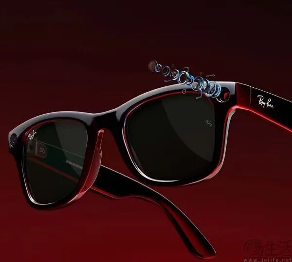 Ray-Ban Meta AI 智能眼镜产品示意图