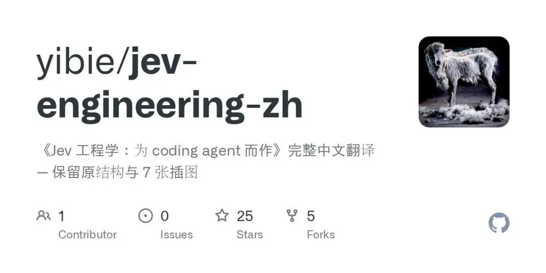 GitHub仓库yibie/jev-engineering-zh截图