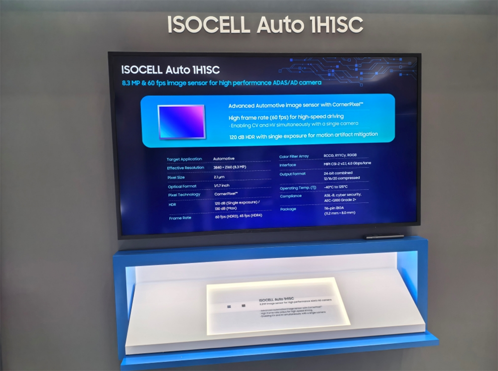 传感器ISOCELL Auto 1H1SC 详细参数
