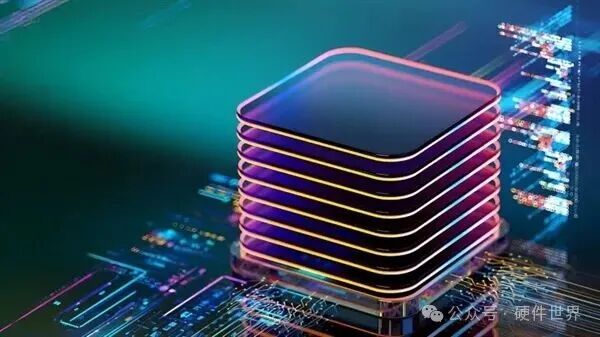 3D DRAM芯片堆叠架构概念图