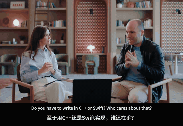 布罗克曼认为具体用C++还是Swift不应再是主要门槛