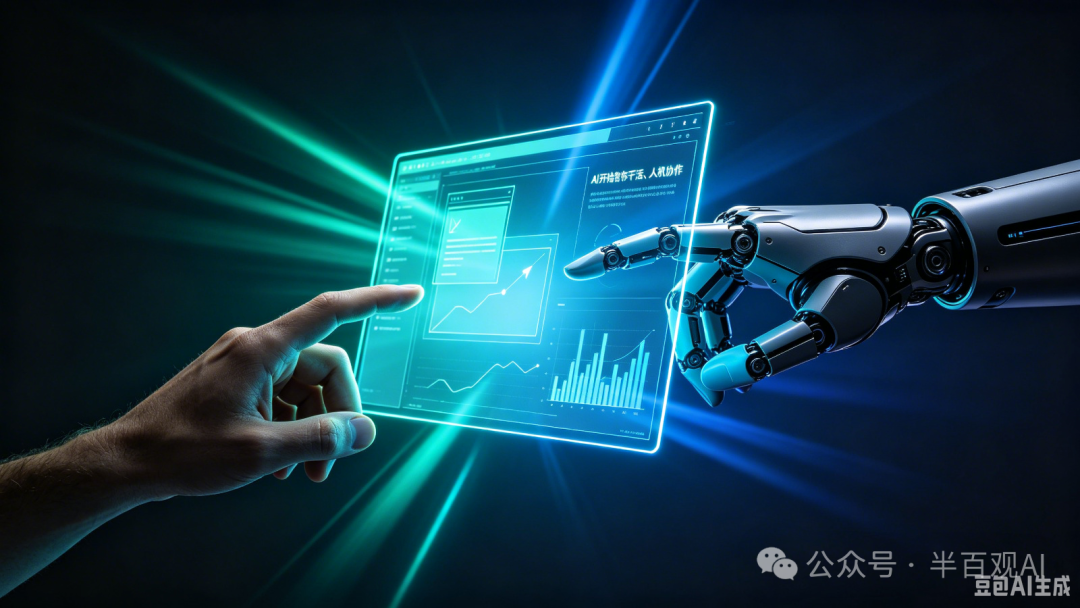 人机协作示意:AI 正在操作电脑界面