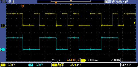 解决重入问题后的正常波形