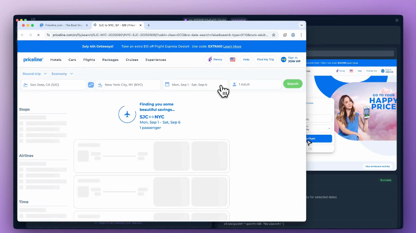 浏览器自动化操作示例