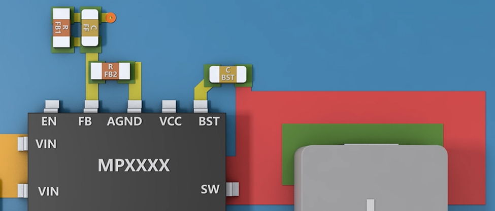 反馈电路布局示例