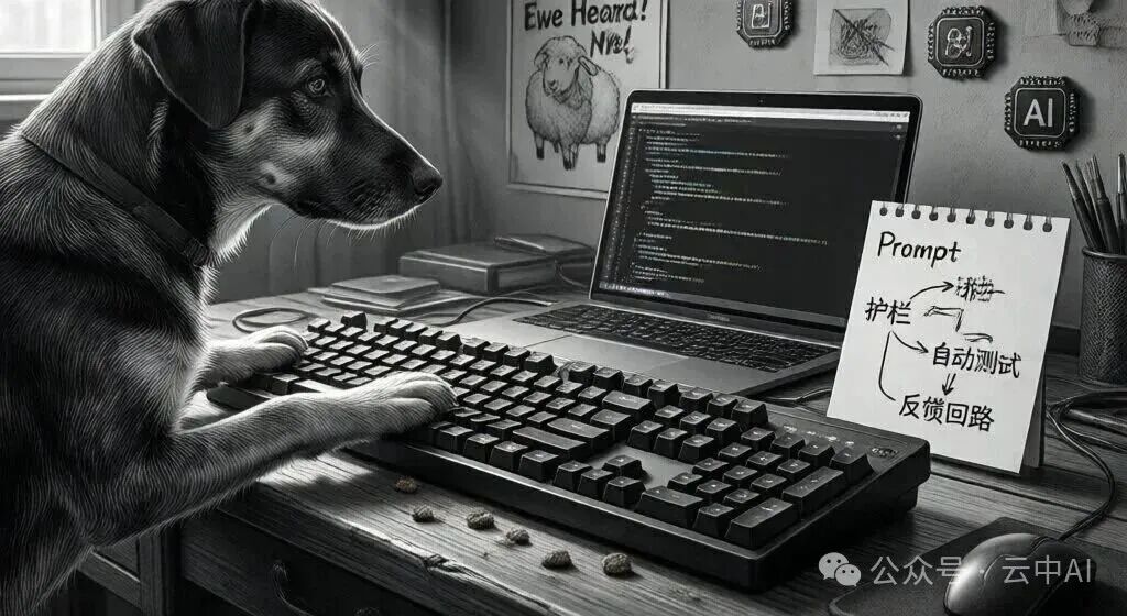 描述AI开发系统的梗图