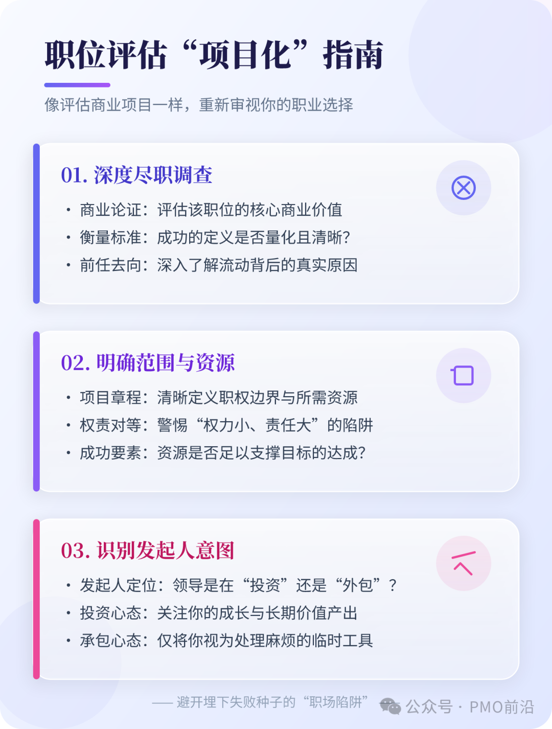 用项目化思维评估职业选择