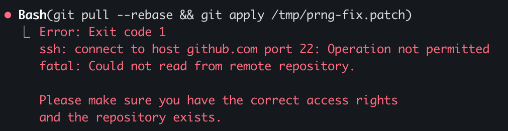 终端SSH连接被拒绝错误