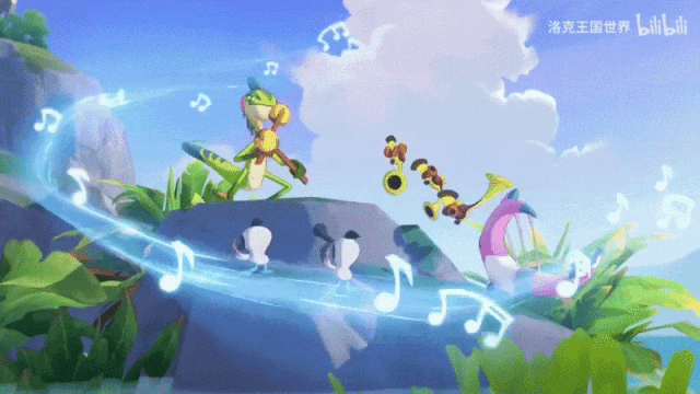 洛克王国世界夜景精灵生态