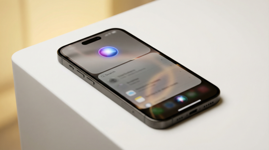 iOS 27中Siri应用的主界面示意图