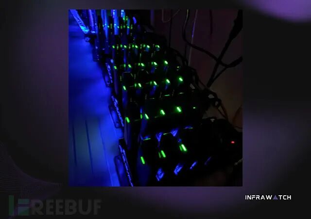 SIM卡农场阵列，设备亮绿色指示灯