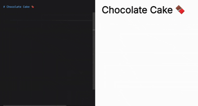 Quarkdown Live Preview GIF