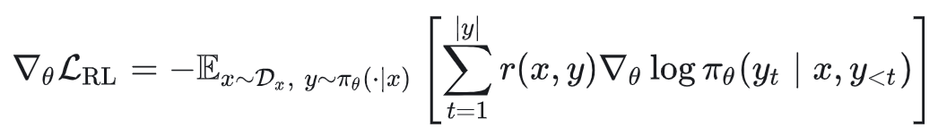 On-Policy视角下的RL梯度