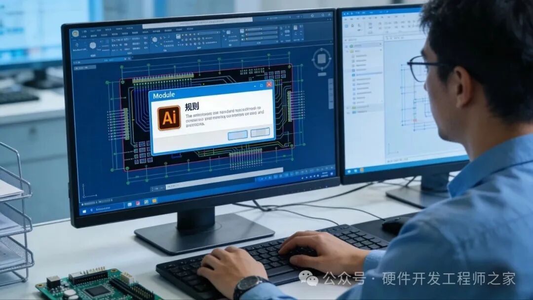 EDA软件中关于规则与知识产权的AI提示对话框