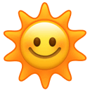 阳光表情符号