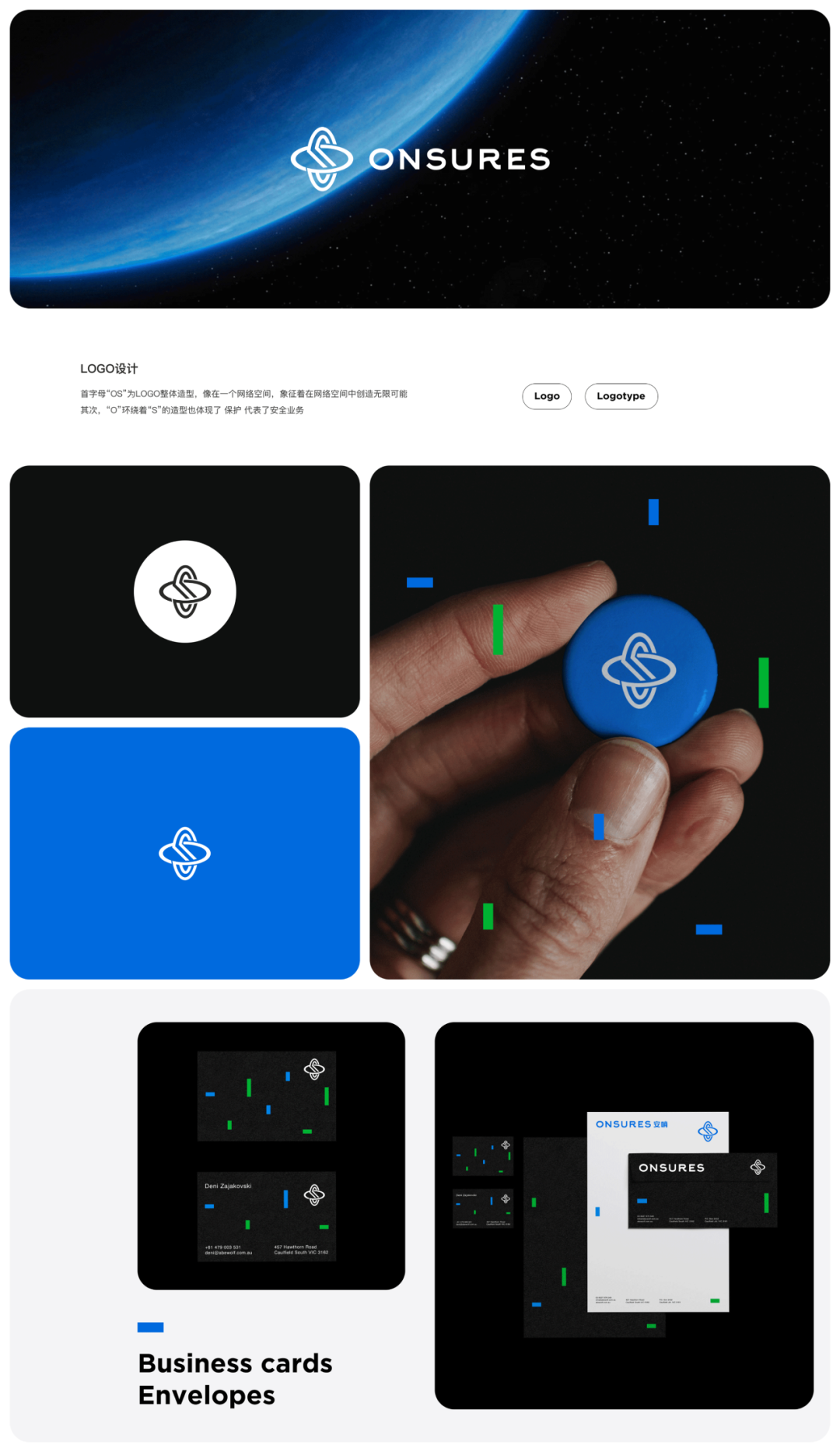 ONSURES 品牌LOGO与VI系统