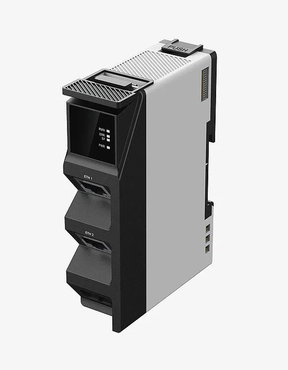 工业网络模块正面特写