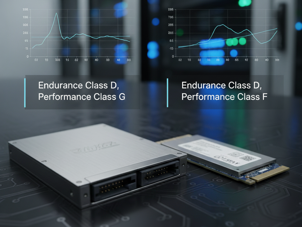 NVMe设备性能与耐久性等级示例